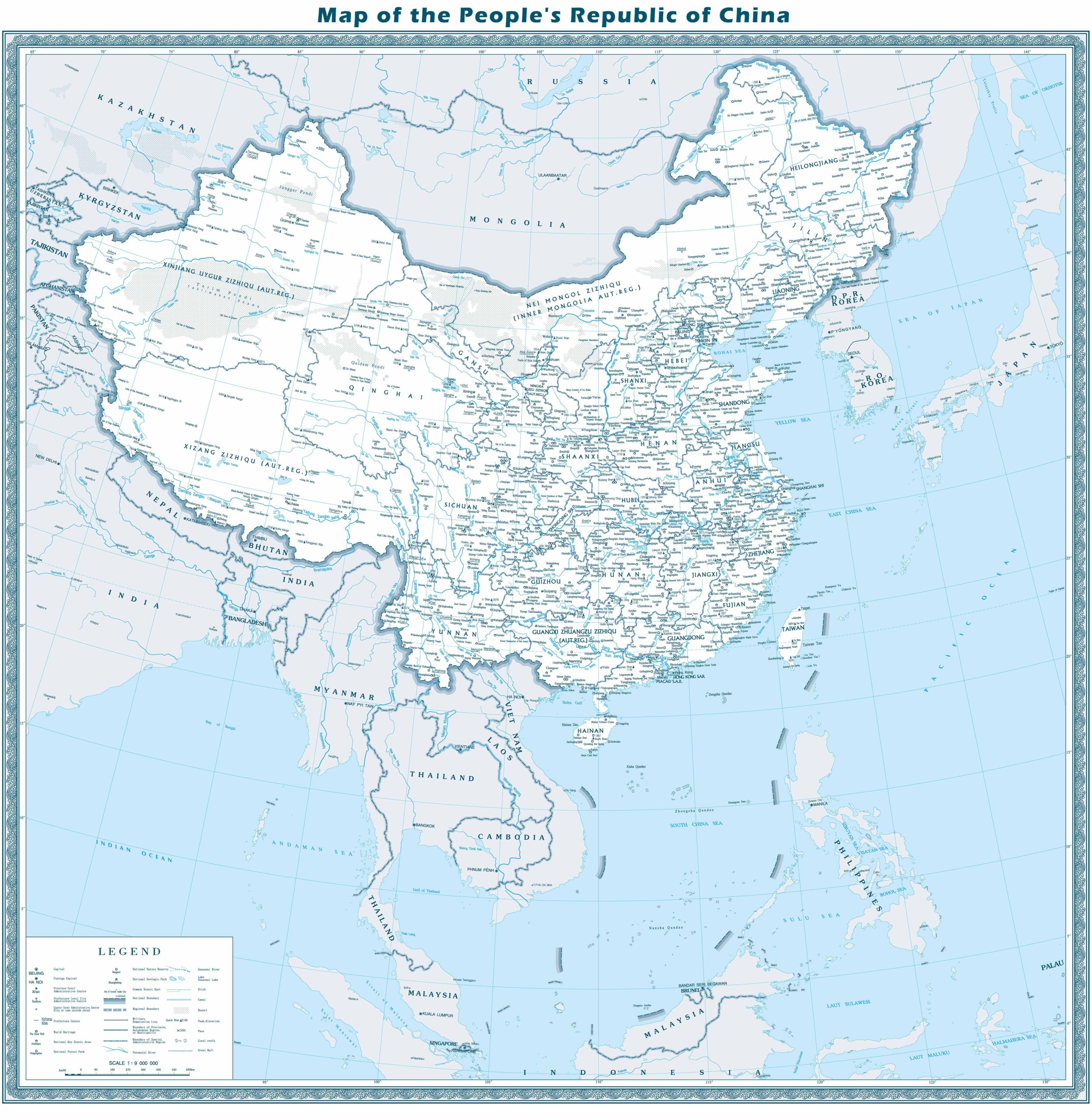 Map of China Hydraulic Hose Manufacturers